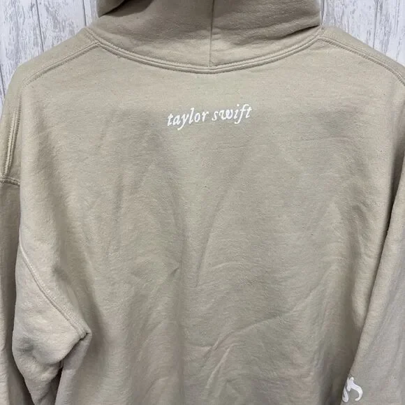 Womens Size M Taylor Swift Folklore Hoodie Well Loved - Picture 5 of 6